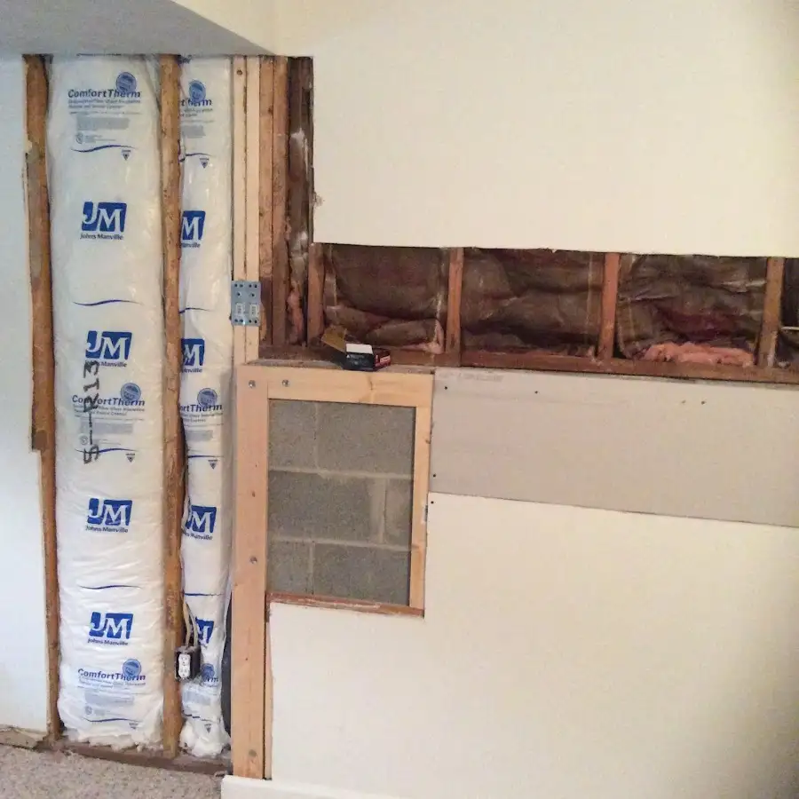 Wall insulation replacement during Odor Removal & Deodorization in Trenton